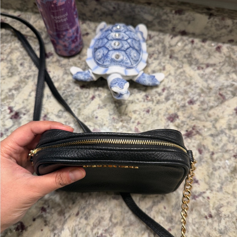 Michael Kors Black Camera Crossbody Leather Bag - Picture 6 of 11